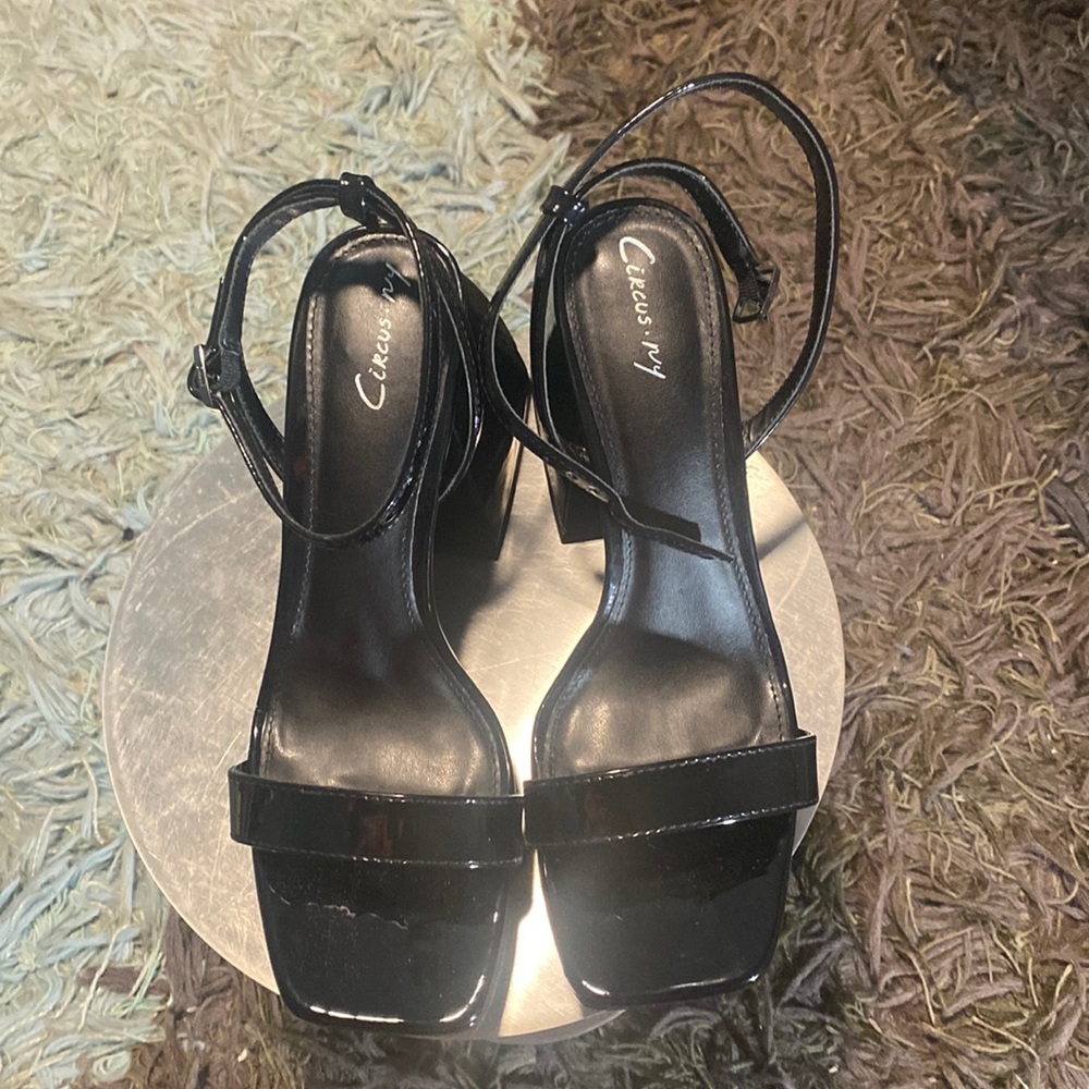 NEW SAM EDELMAN CIRCUS NY MARIE PLATFORM BLOCK HEELED SANDAL